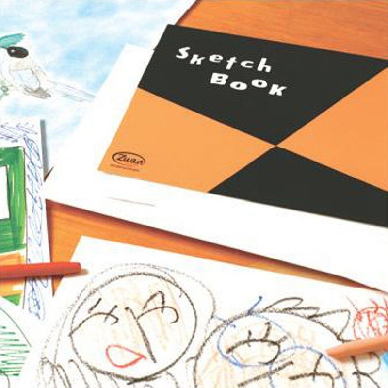 Maruman ZUAN Sketchbook, B4, 13.86" x 9.88", Classic Drawing Paper Sketchbook Pad, 50 Pages of Acid-Free Textured Paper for Sketching, Durable Twin-Wire Binding, Made in Japan - Image 4